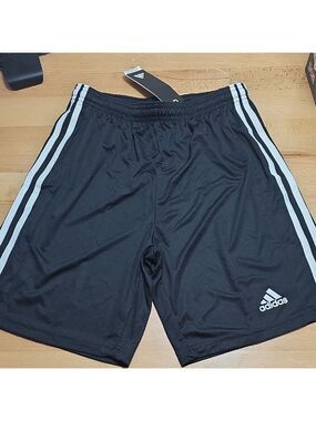 Adidas Black and White Black and white classic stripe Short Youth  read desc 1st
